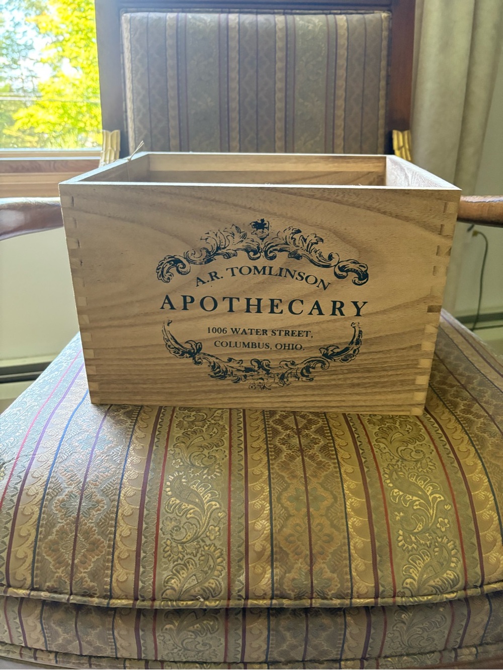 Apothecary Wooden Storage Box
